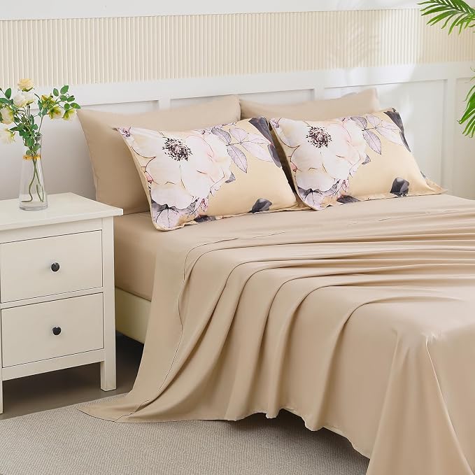 Yogeneg Queen Comforter Set 7 Piece Bed in a Bag, Soft Microfiber Comforter - Image 4