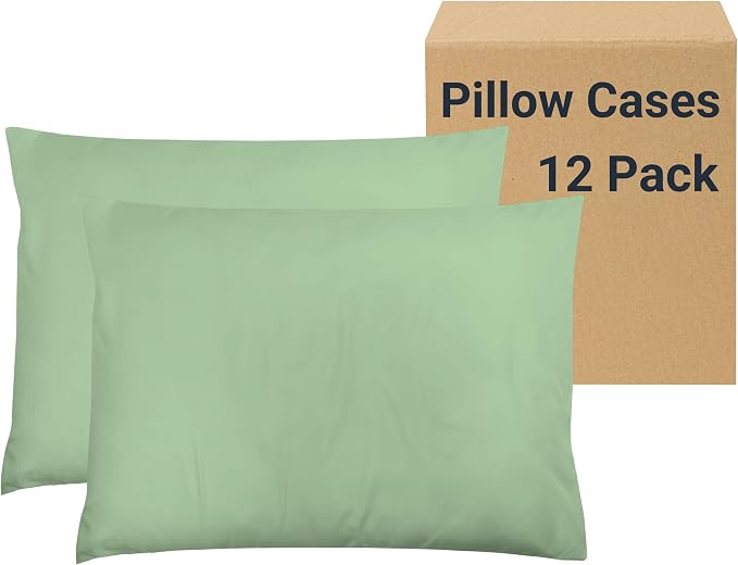 ZPECC Pillow Cases King Size Set of 12, 20x36 Envelope Closure Pillowcases by ZPECC-ABrandThatHasBeenFocusedOnBabyProductsFor18Years