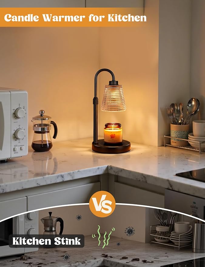 Innqoo Amber Candle Warmer Lamp - Image 4