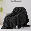 Uttermara Sherpa Fleece Weighted Blanket Full Size, 3D Jacquard Checkered Warm by Uttermara