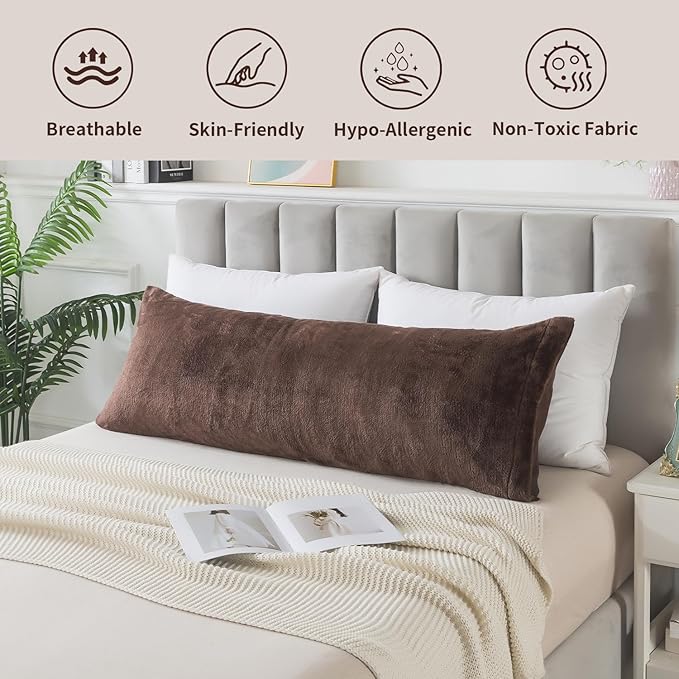 WhatsBedding Memory Foam Body Pillow - Image 6