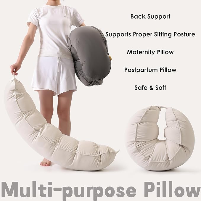 Peallow – Long Round Body Pillow - Image 7