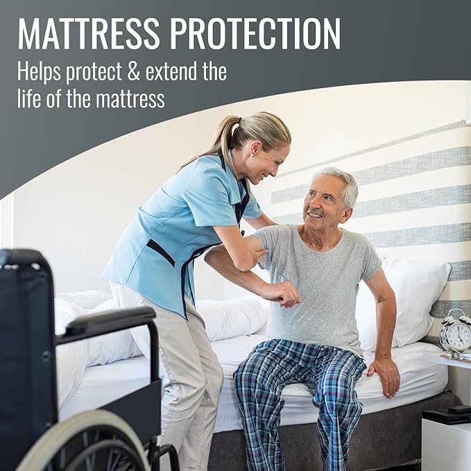 DMI Twin XL Zip Mattress Cover, Waterproof and Washable, Noiseless Cover - Image 3
