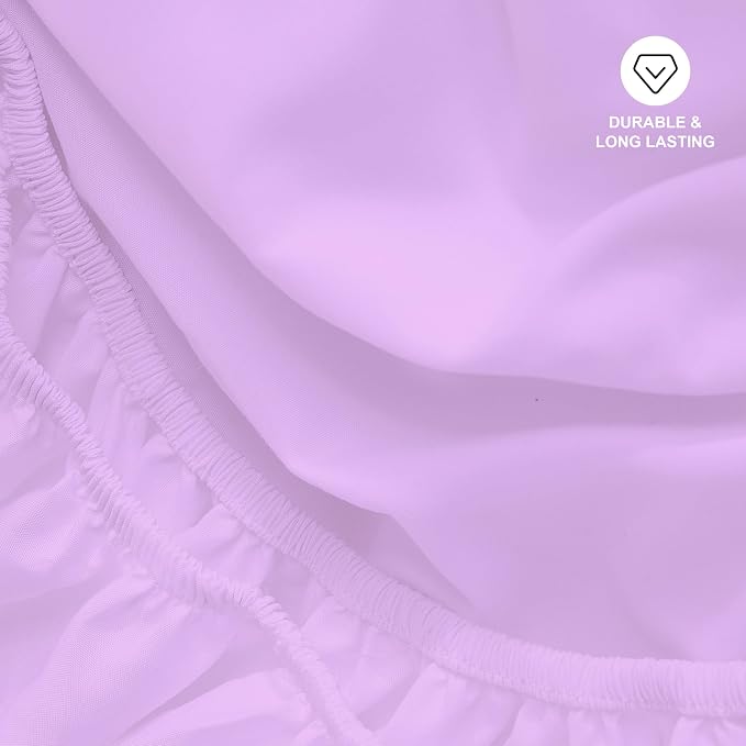 Hotella 100% Microfiber 60"x80" Queen Size Fitted Sheet Only, Hotel Quality - Image 6