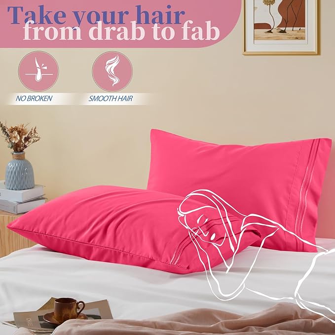 Vonty 2 Pack Queen Pillow Cases - Image 5