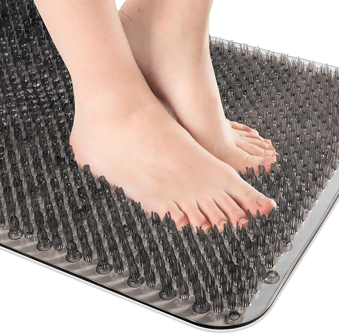 OTHWAY Non Slip Grassy Bathtub Mat : 25.6X13.4 inches Sturdy But Soft Bath by OTHWAY