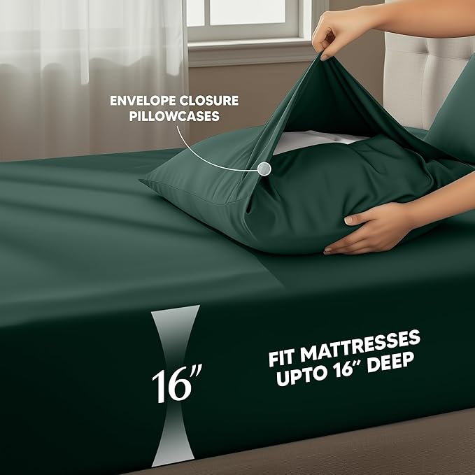 Utopia Bedding Full Bed Sheets Set - Image 4