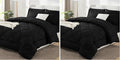 CozyLux Queen Comforter Set Black by CozyLux