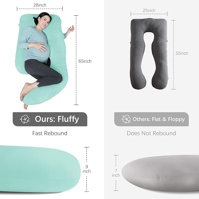 MOON PARK Pregnancy Pillows for Sleeping - Image 7