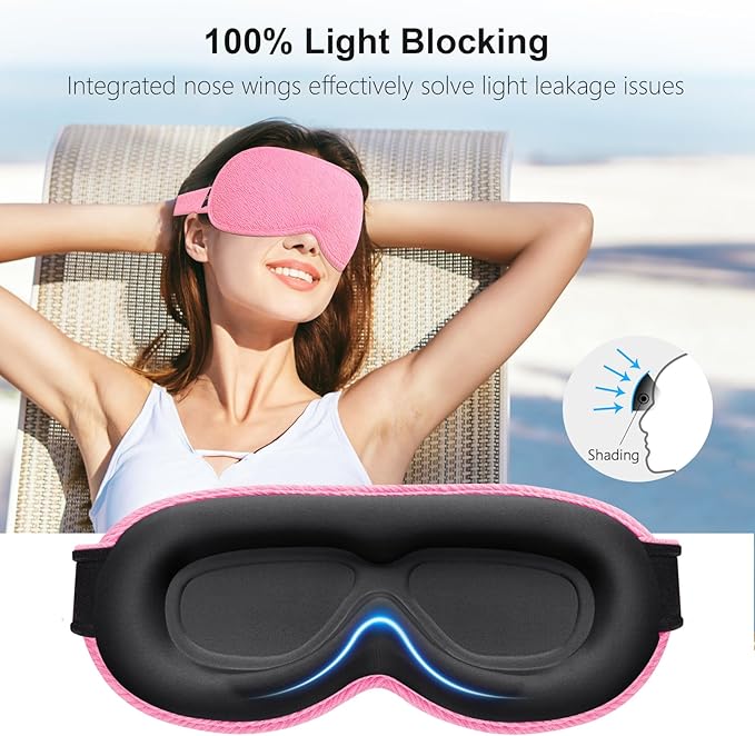 Gritin 100% Blackout Sleep Eye Mask - Image 2