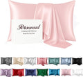 Pink Mulberry Silk Pillowcase Queen Size by ROSEWARD