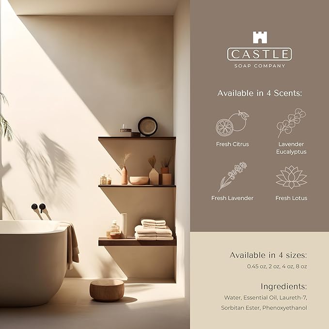 Castle Flush Therapy Neutralizing Toilet Spray | Odor Control | Bathroom - Image 4