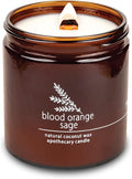 Hemlock Park Blood Orange Sage Apothecary Hand-Poured Scented Candle | by HemlockPark
