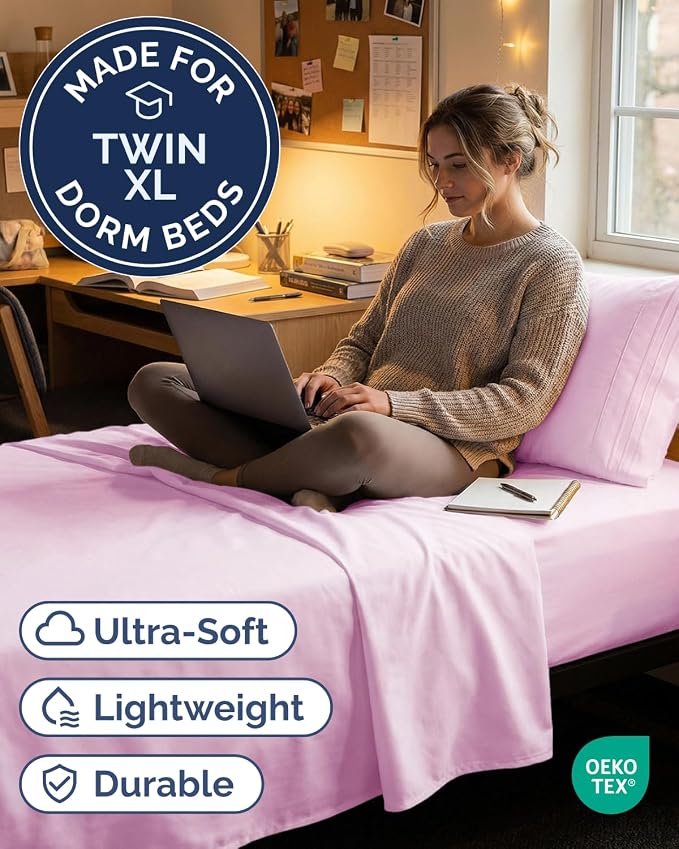 Twin XL Size 3 Piece Sheet Set - Image 2