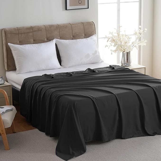 ZPECC Bulk Flat Sheets Only Twin Size 6 Pack, Easy Sort Top Bed Sheet by - Image 2