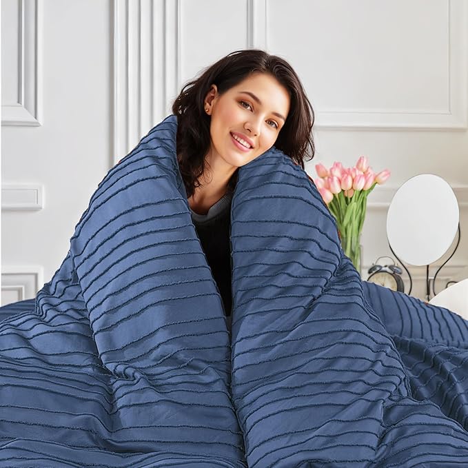 NEXHOME PRO Twin Duvet Cover, 2 Pieces Boho Tufted Duvet Cover Set, Soft and - Image 4