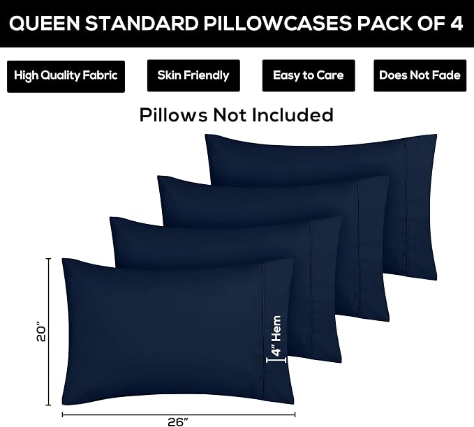 Utopia Bedding Standard Pillow Cases - Image 3