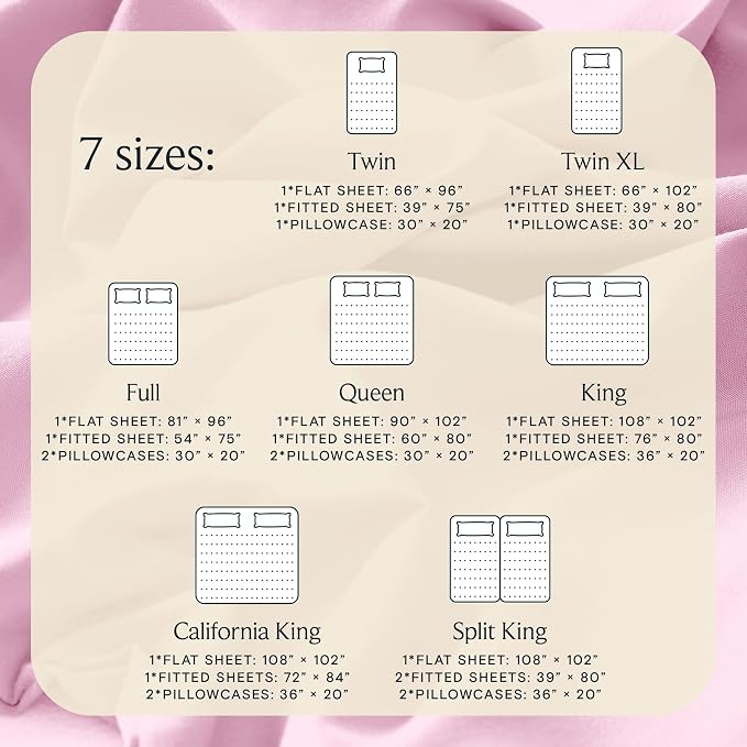 LuxClub 3 PC Twin XL Sheet Set, Deep Pockets Wrinkle Free Cooling Bed Sheets - Image 4