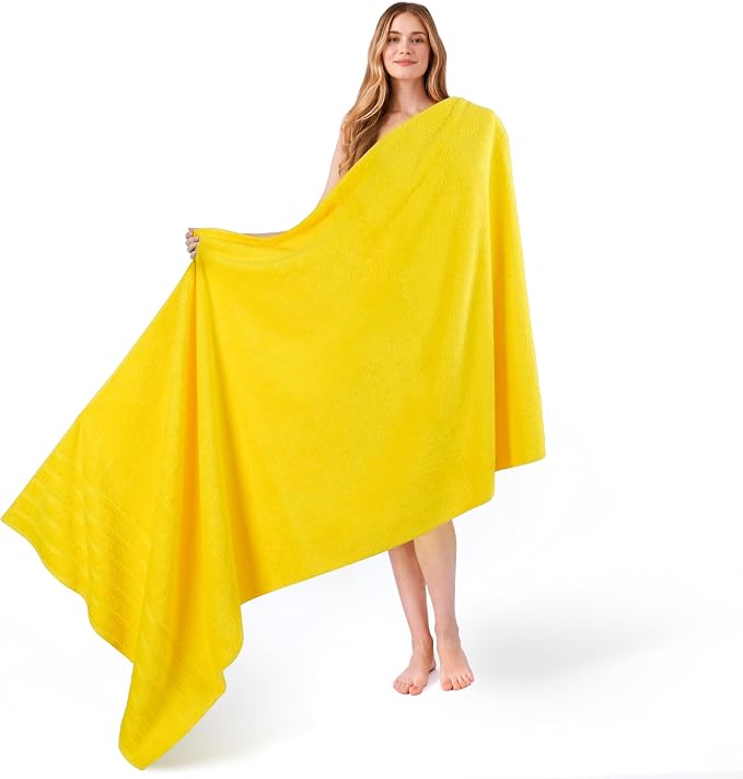 American Soft Linen 35x70 Jumbo Large Bath Towel, 600 GSM 100% Cotton Turkish by AmericanSoftLinen