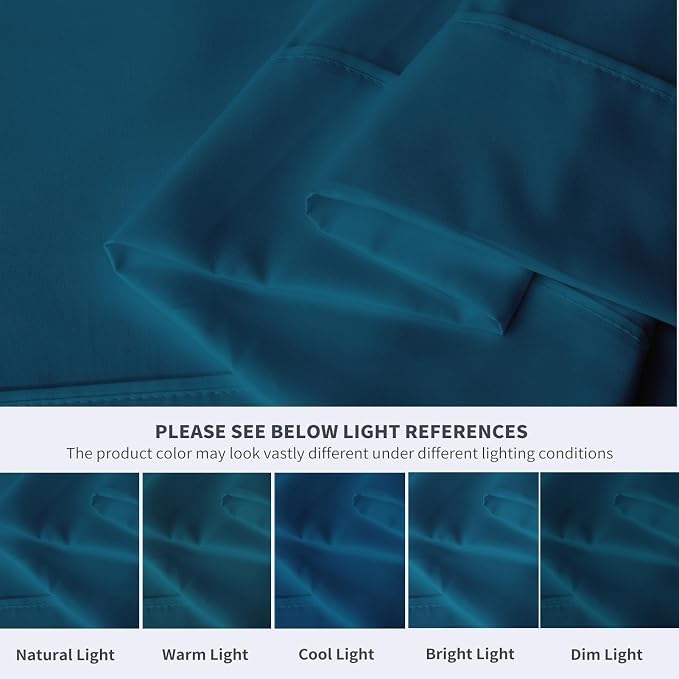 Maple&Stone Queen Flat Sheet 6 Pack, Premium Soft & Breathable, Brushed - Image 3