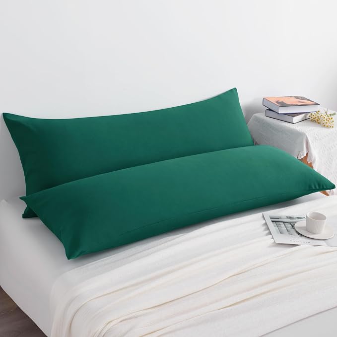 NTBAY Body Pillow Cases Set of 2, 2 Pack Brushed Microfiber 20x54 Pillow Cases - Image 2