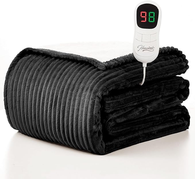 Homemate Heated Blanket Electric Throw by Homemate