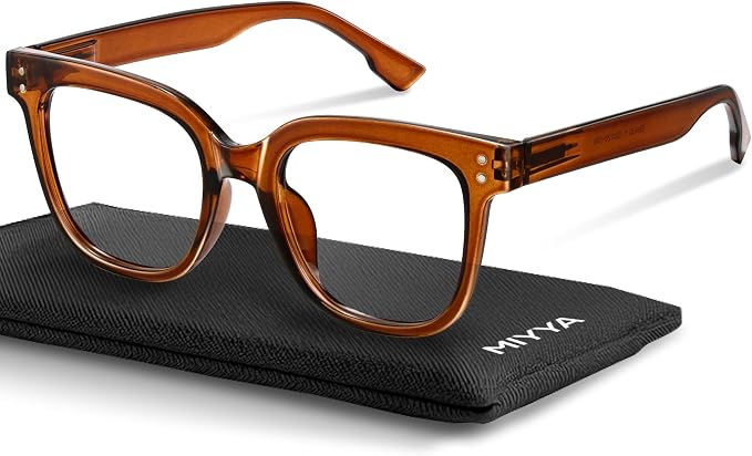 miyya Blue Light Glasses for Women & Men – Oversized UV & Blue Light Blocker by miyya