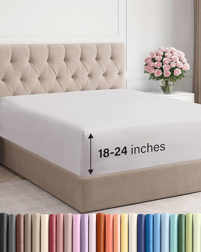Extra Deep Queen Fitted Sheet by CGKUnlimited
