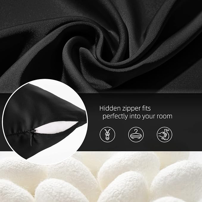 Silk Pillow Cases for Hair and Skin Mulberry Silk Pillowcase Soft Breathable - Image 5