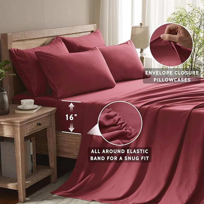 Cal King Size Sheets Set - Image 3