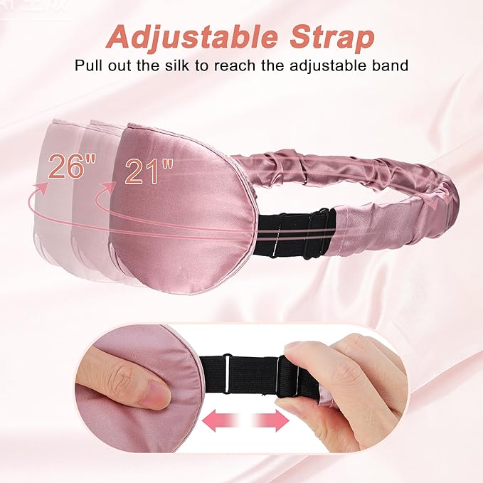VOCOSTE 22 Momme Pure Silk Sleep Mask - Image 5