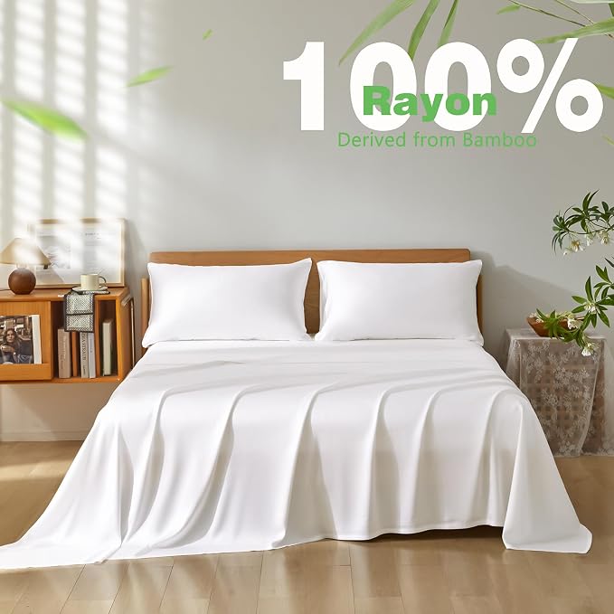 Homiest Cooling Pillow Cases Queen Size Set of 2, 100% Rayon Derived from - Image 3