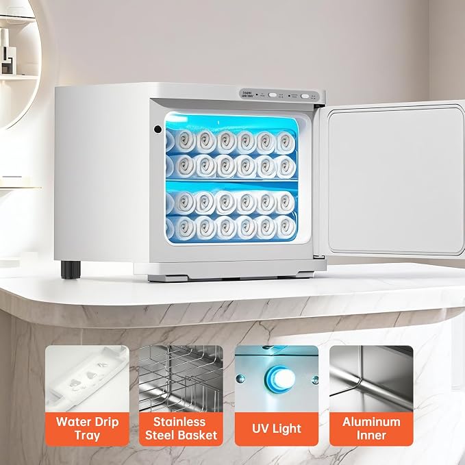 Hot Towel Warmer for Spa, 2-in-1 Thermostatic Towel Heater, 23L Large Capacity - Image 4