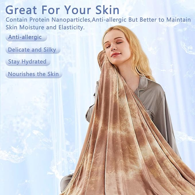 Topcee Cooling Blanket for Hot Sleepers, Absorbs Heat to Keep Body Cool for - Image 2