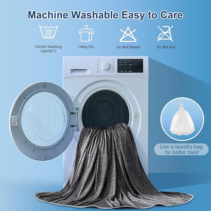 KMUSET Cooling Blanket Throw, Double Sided Summer Cooling Blankets - Image 7