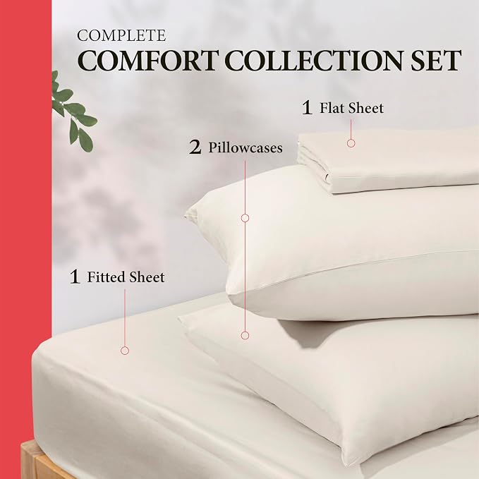 100% Egyptian Cotton Full Size Sheet Set - Image 3