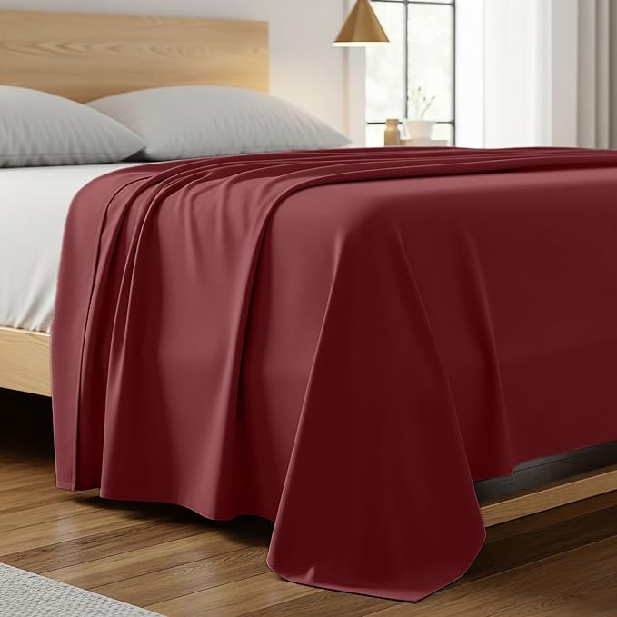 Mellanni Queen Size Flat Sheet by Mellanni