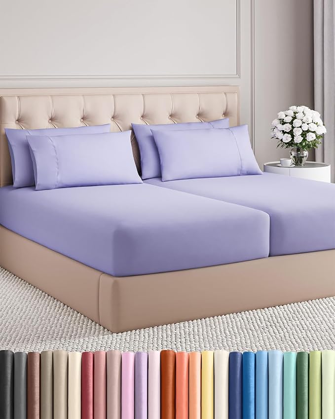 Split King 7 Piece Sheet Set by CGKUnlimited