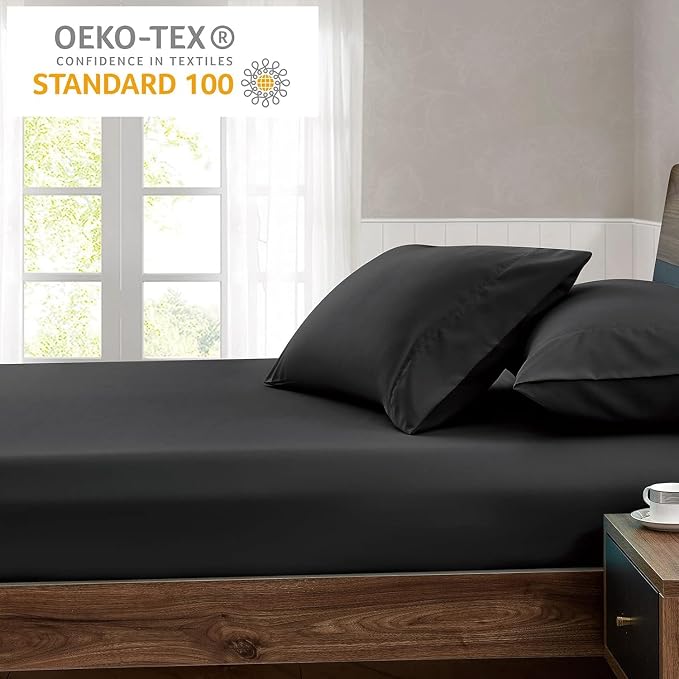 Ultra Soft Microfiber Full XL Fitted Sheets – 1800 Thread Count, Deep 15” Pocket - Image 5