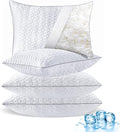 Cooling Pillows Queen Size Set of 4, Shredded Memory Foam Pillows, Adjustable by Seyfote