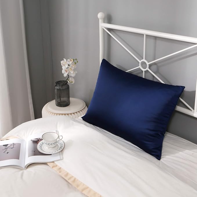 100% Silk Pillow Cases 2 Pack, Mulberry Silk Pillowcase - Image 5