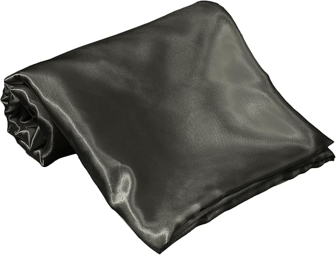 Homiest Dark Grey Satin Flat Sheet - Image 2