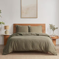 DAPU 100% Linen Duvet Cover Set by DAPU