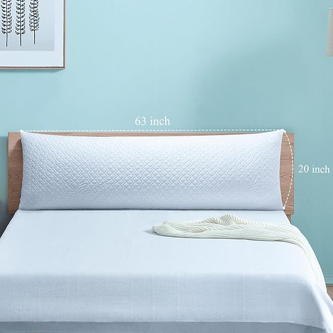 Rainmr Extra Long Body Pillow Memory Foam 160x50cm – Body Pillows - Image 4