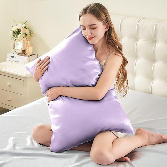 INFIIXSO Mulberry Silk Pillow Cases King Size Set of 2, Silk Pillowcase - Image 3