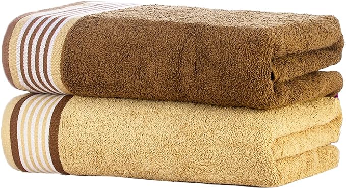 CASA COPENHAGEN He & She 4Pcs 100% Egyptian Cotton Large Designer Towels Gift - Image 9