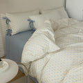 mixinni Blue Floral Duvet Cover Set Queen by mixinni