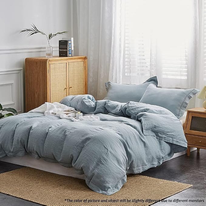 Simple&Opulence 100% Linen Duvet Cover Set - Image 6