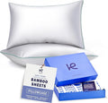 Kickoff Viscose Bamboo Pillowcase, 100% Organic Hidden Zippered Viscose Bamboo by KickoffHome