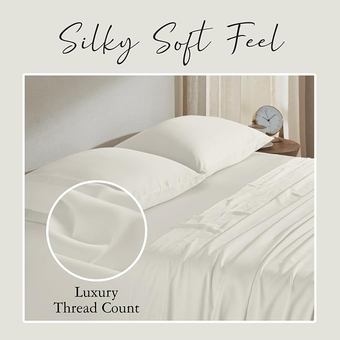 Karissa Mae Cooling Bamboo Viscose King Size Pillowcase Set | 100% FSC - Image 6